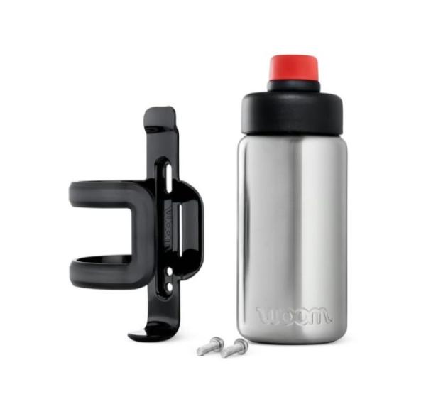 WOOM Glug Edelstahlflasche + Flaschenhalter