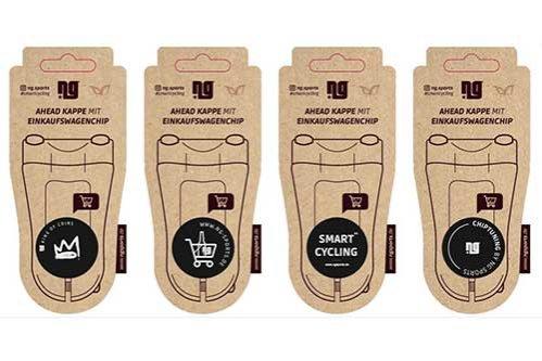 NG Sports Ahead Kappe inkl. Chip f&uuml;r Einkaufswagen, 1 1/8", black