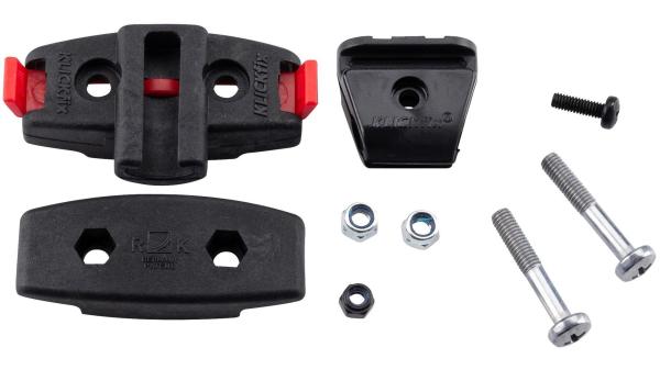 Rixen & Kaul Satteladapter  XL schwarz, rot