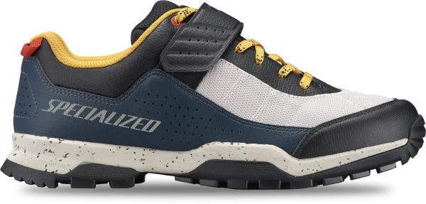 Specialized Rime 1.0 Mountain Bike Shoes Cast Blue/White Mountains/Brassy Yellow 39