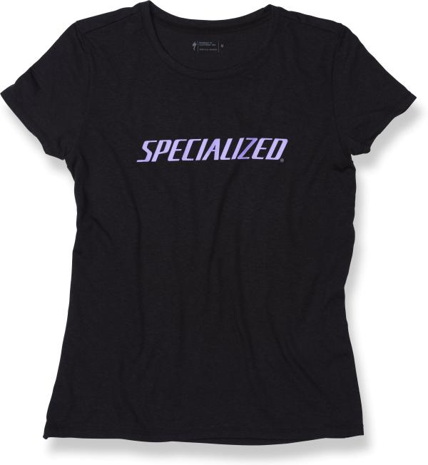 Specialized Women's Standard T-Shirt Black/Powder Indigo X-Small